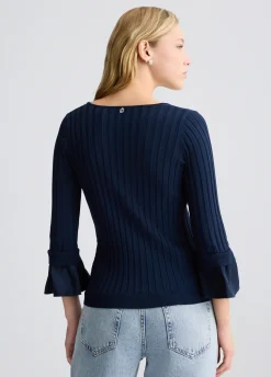 Liu Jo Pull à manches volantées|Femme Mailles