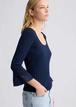 Liu Jo Pull à manches volantées|Femme Mailles