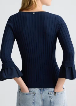 Liu Jo Pull à manches volantées|Femme Mailles