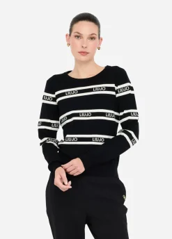 Liu Jo Pull à rayures|Femme Vêtements De Sport|Mailles