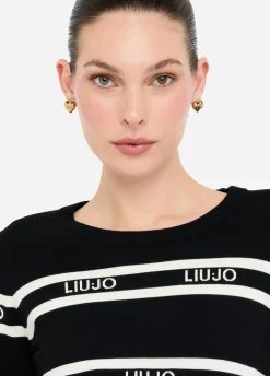 Liu Jo Pull à rayures|Femme Vêtements De Sport|Mailles