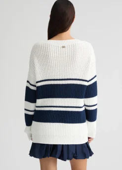 Liu Jo Pull à rayures|Femme Mailles