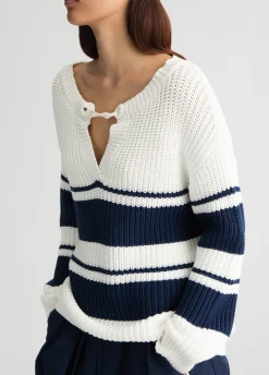 Liu Jo Pull à rayures|Femme Mailles