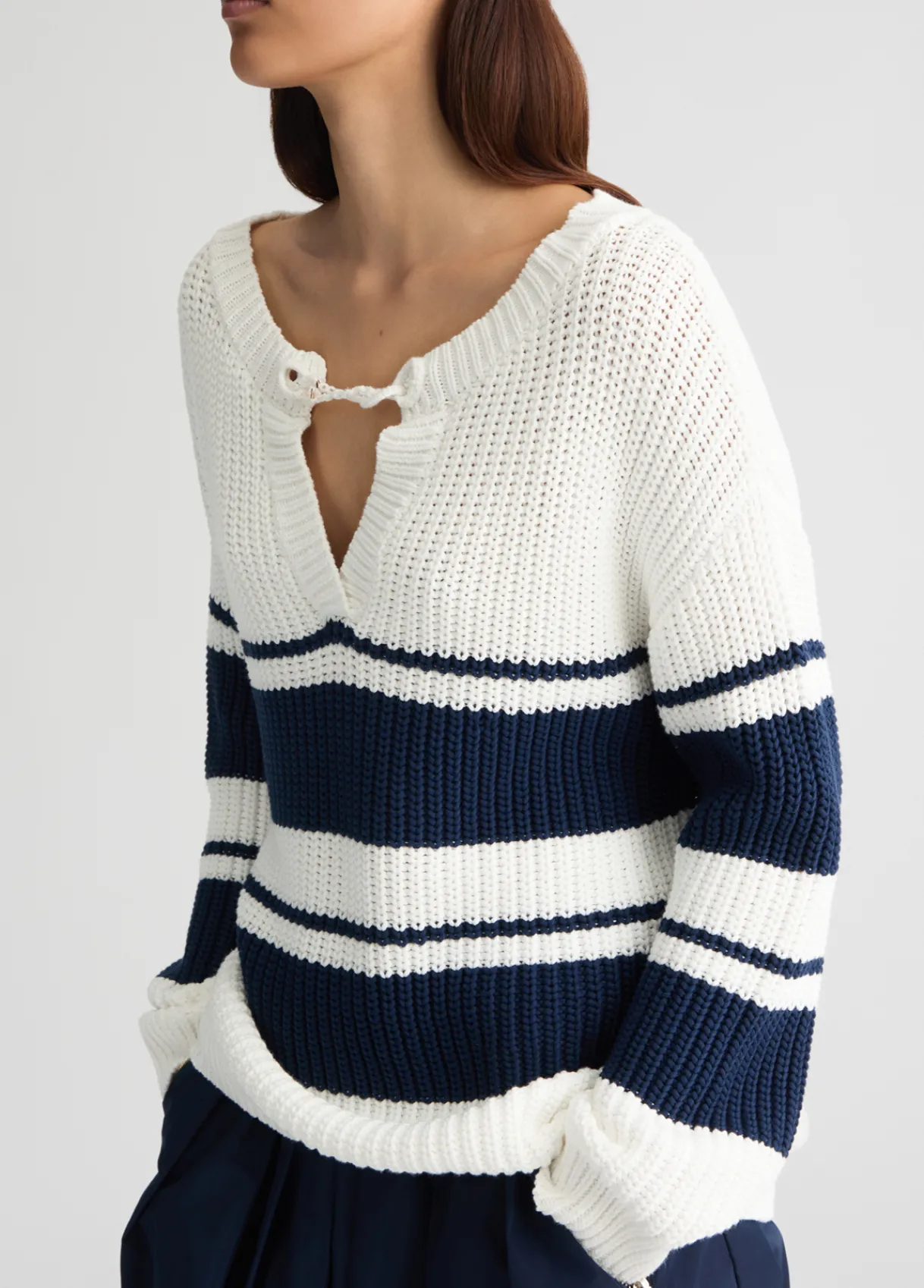 Liu Jo Pull à rayures|Femme Mailles