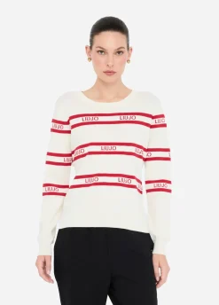 Liu Jo Pull à rayures|Femme Vêtements De Sport|Mailles