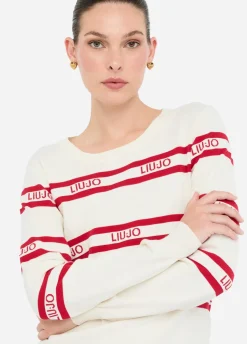 Liu Jo Pull à rayures|Femme Vêtements De Sport|Mailles