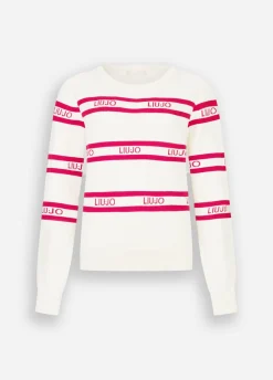 Liu Jo Pull à rayures|Femme Vêtements De Sport|Mailles