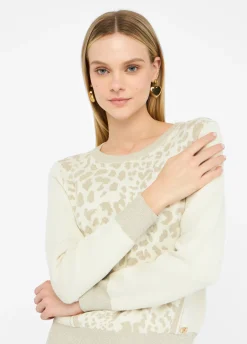 Liu Jo Pull animalier|Femme Vêtements De Sport|Mailles