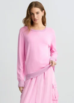Liu Jo Pull avec bordures en lurex®|Femme Mailles