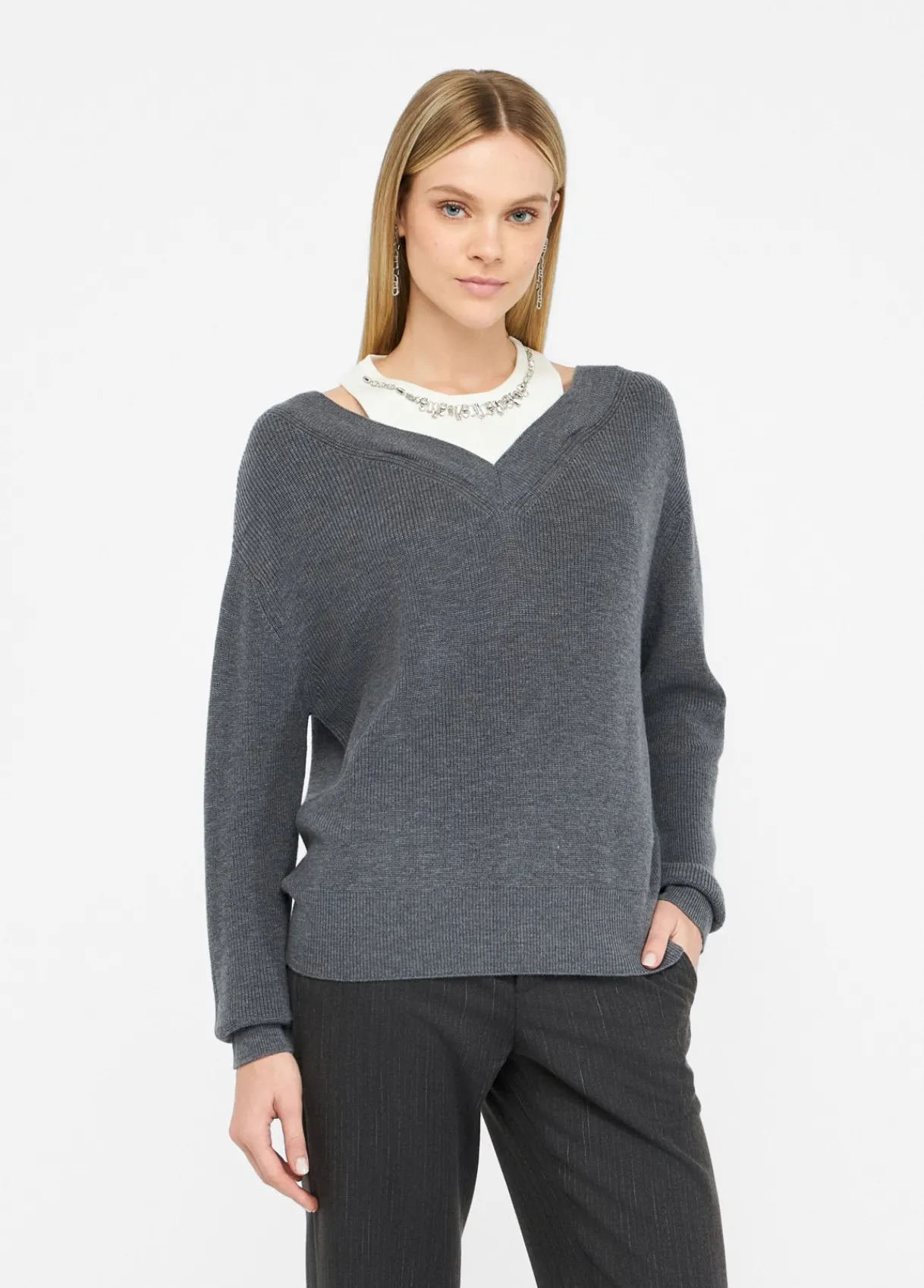 Liu Jo Pull avec broderies bijoux|Femme Mailles