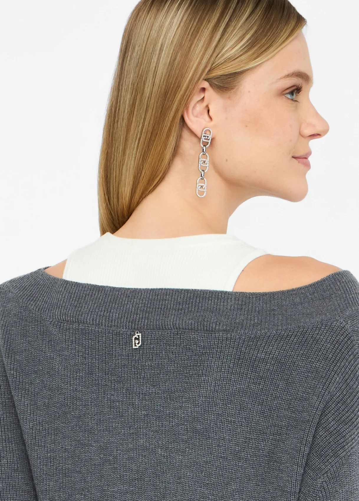 Liu Jo Pull avec broderies bijoux|Femme Mailles