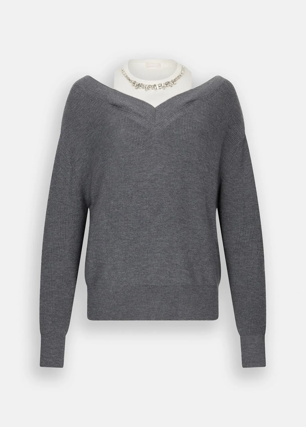 Liu Jo Pull avec broderies bijoux|Femme Mailles