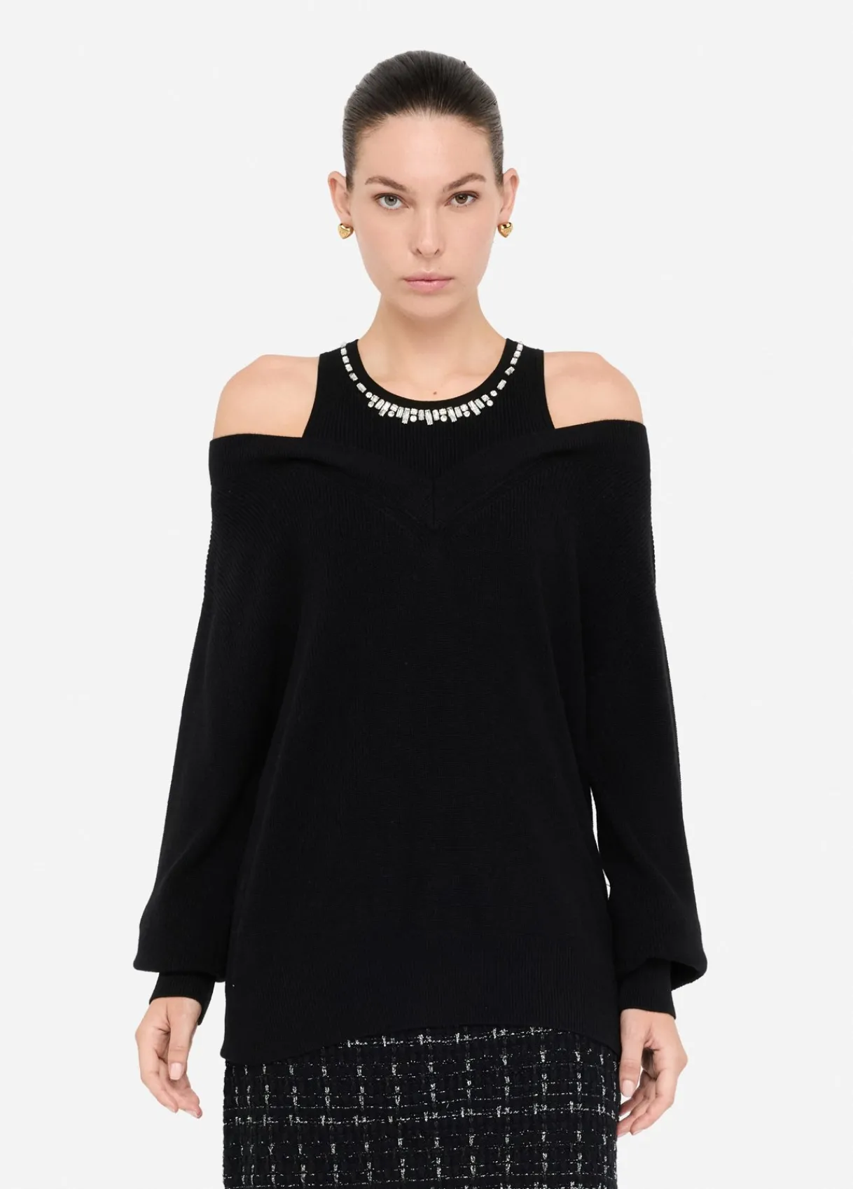 Liu Jo Pull avec broderies bijoux|Femme Mailles