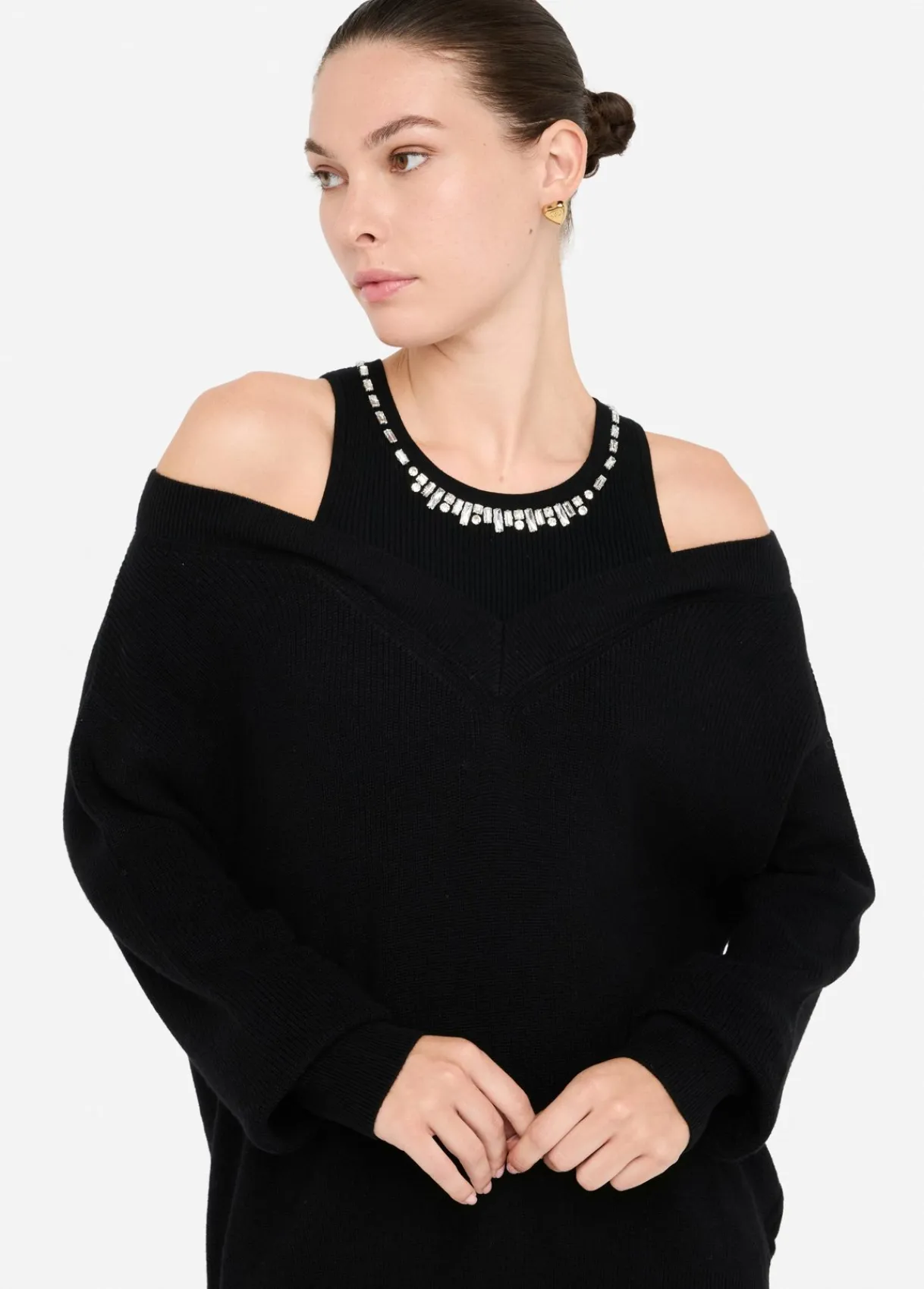 Liu Jo Pull avec broderies bijoux|Femme Mailles