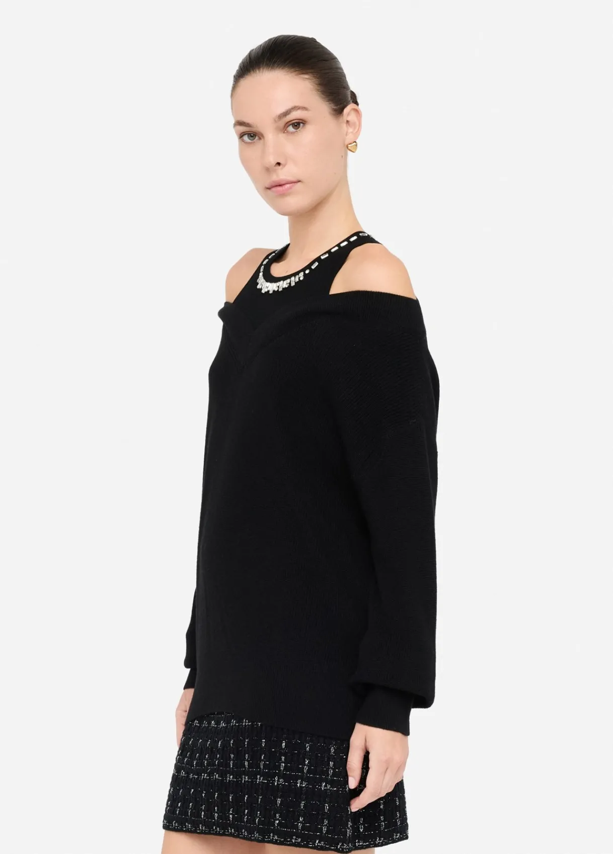 Liu Jo Pull avec broderies bijoux|Femme Mailles