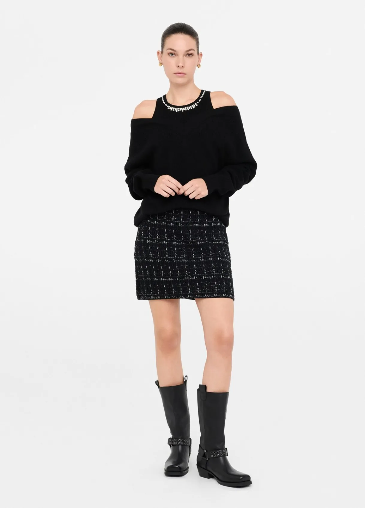 Liu Jo Pull avec broderies bijoux|Femme Mailles