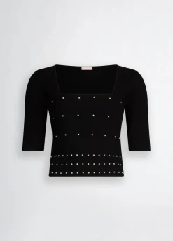Liu Jo Pull avec clous|Femme Mailles