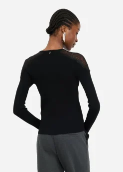 Liu Jo Pull avec dentelle|Femme Mailles