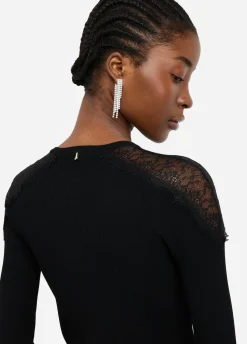 Liu Jo Pull avec dentelle|Femme Mailles