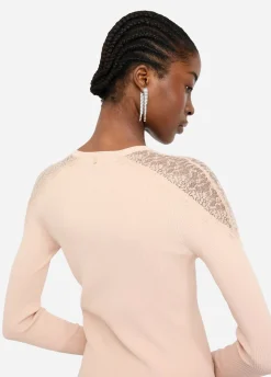 Liu Jo Pull avec dentelle|Femme Mailles