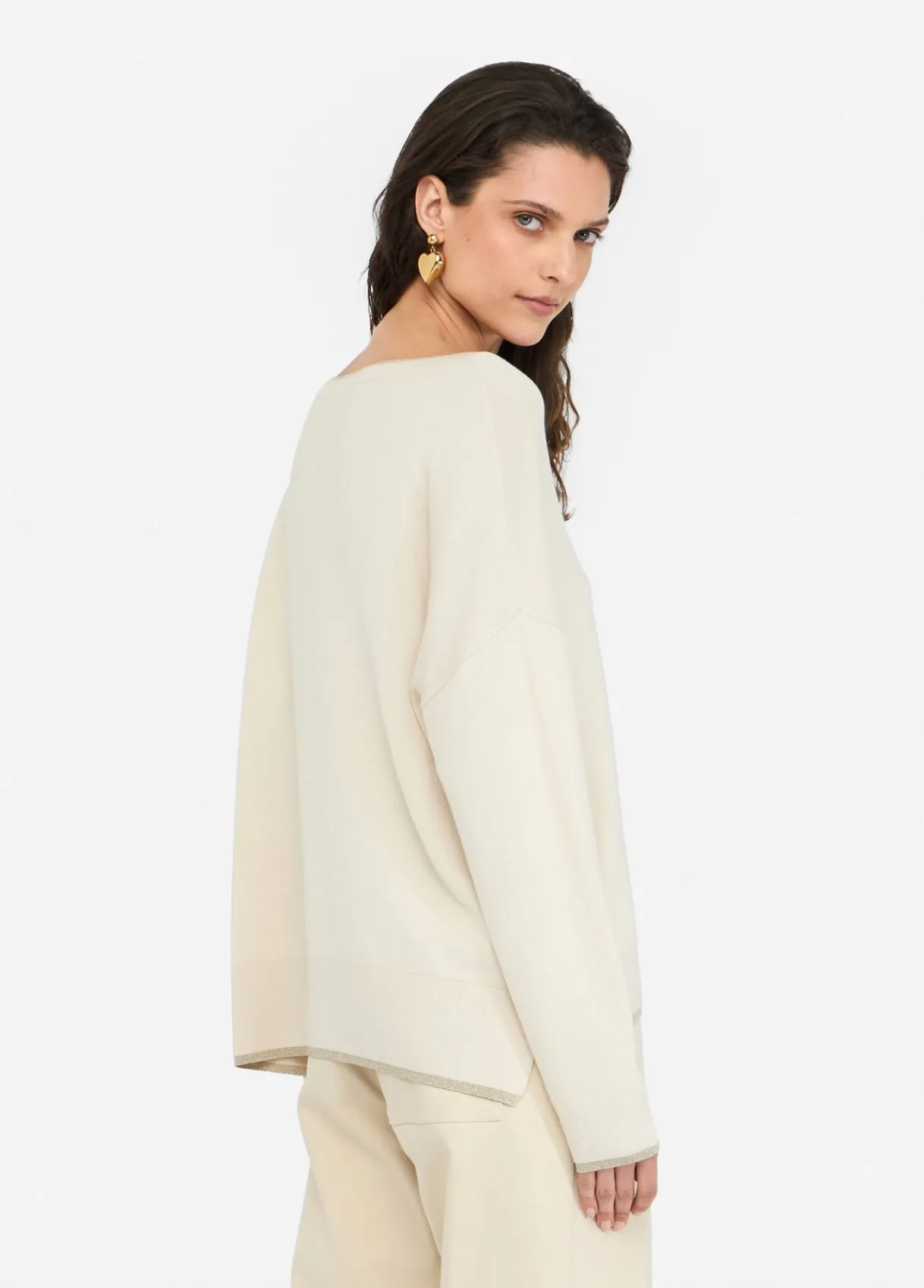 Liu Jo Pull avec détails en Lurex®|Femme Mailles