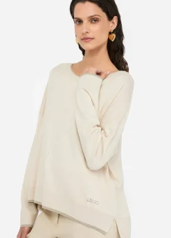 Liu Jo Pull avec détails en Lurex®|Femme Mailles