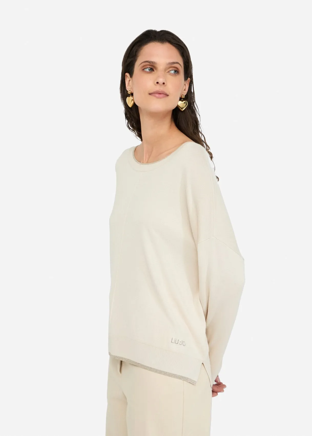 Liu Jo Pull avec détails en Lurex®|Femme Mailles