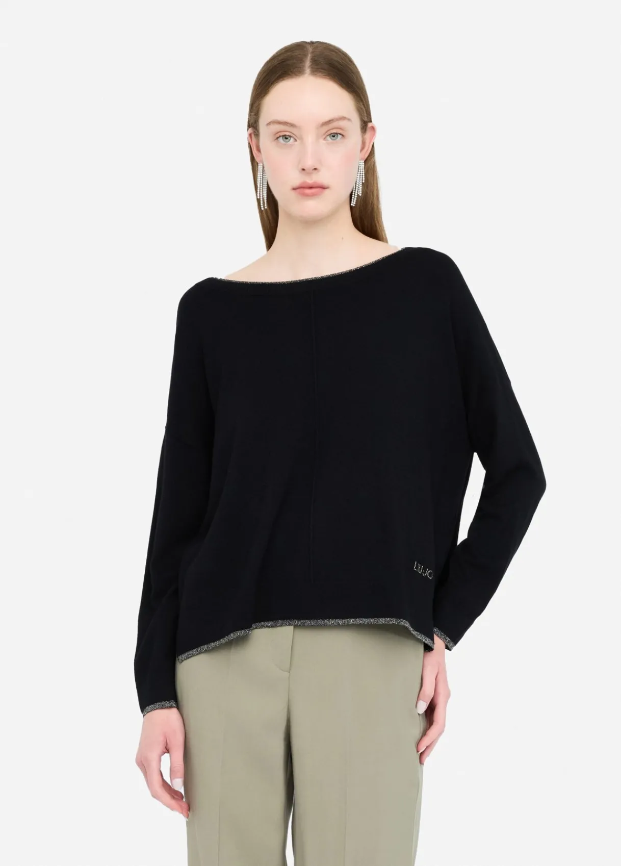 Liu Jo Pull avec détails en Lurex®|Femme Mailles