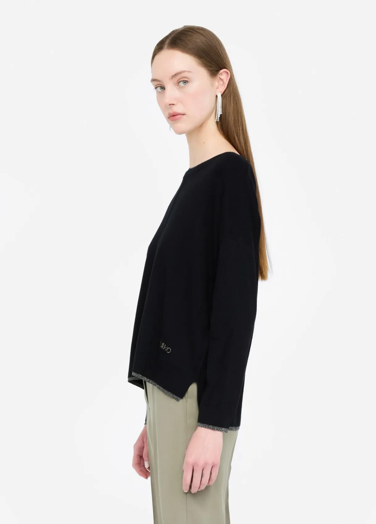 Liu Jo Pull avec détails en Lurex®|Femme Mailles