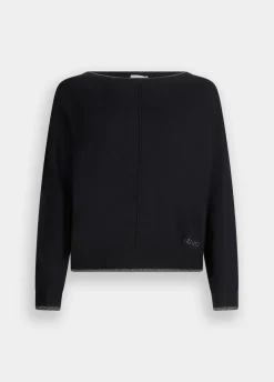 Liu Jo Pull avec détails en Lurex®|Femme Mailles