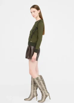 Liu Jo Pull avec imprimé animalier Better|Femme Mailles