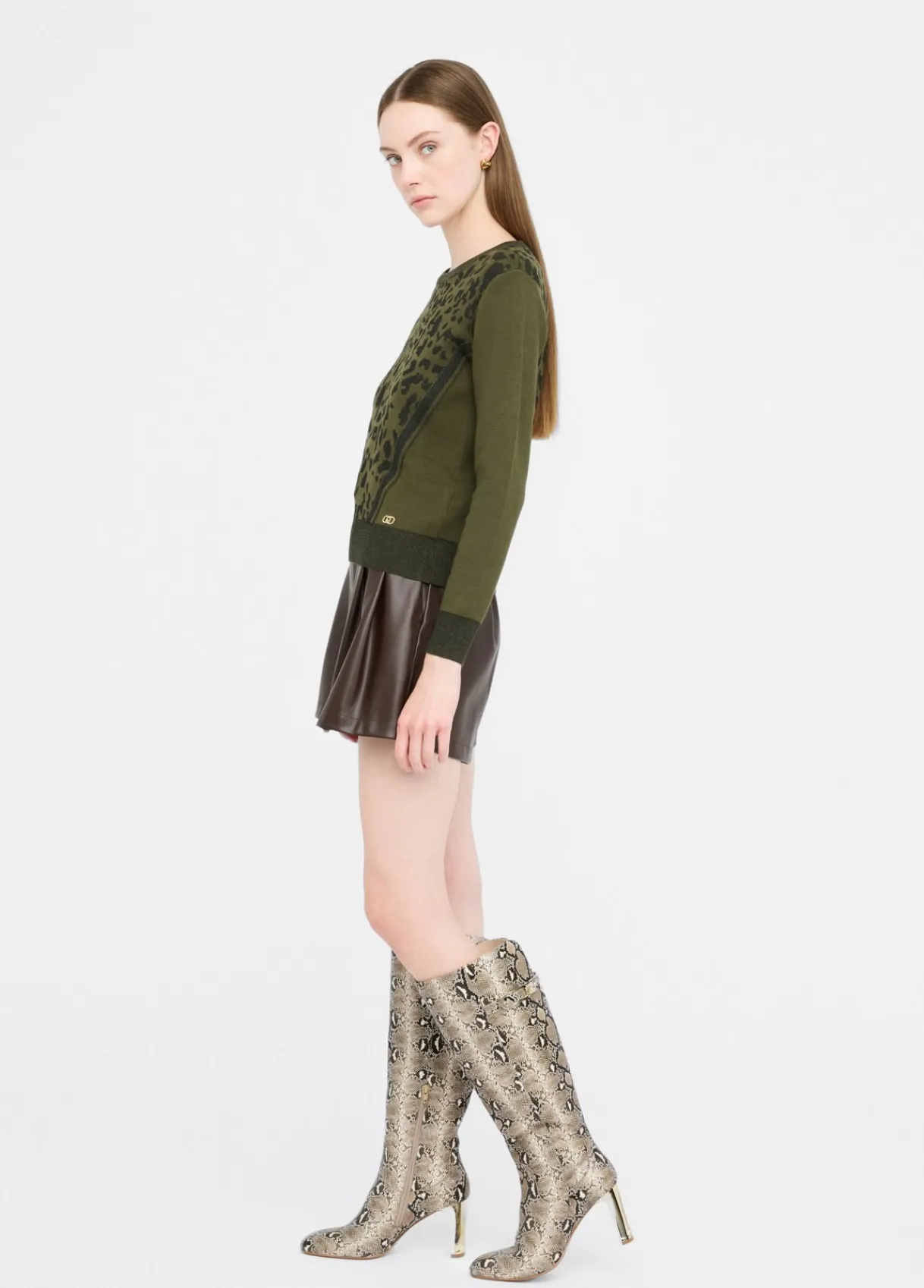 Liu Jo Pull avec imprimé animalier Better|Femme Mailles