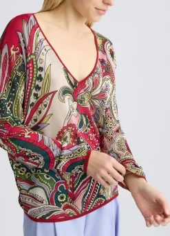 Liu Jo Pull avec imprimé foulard|Femme Mailles