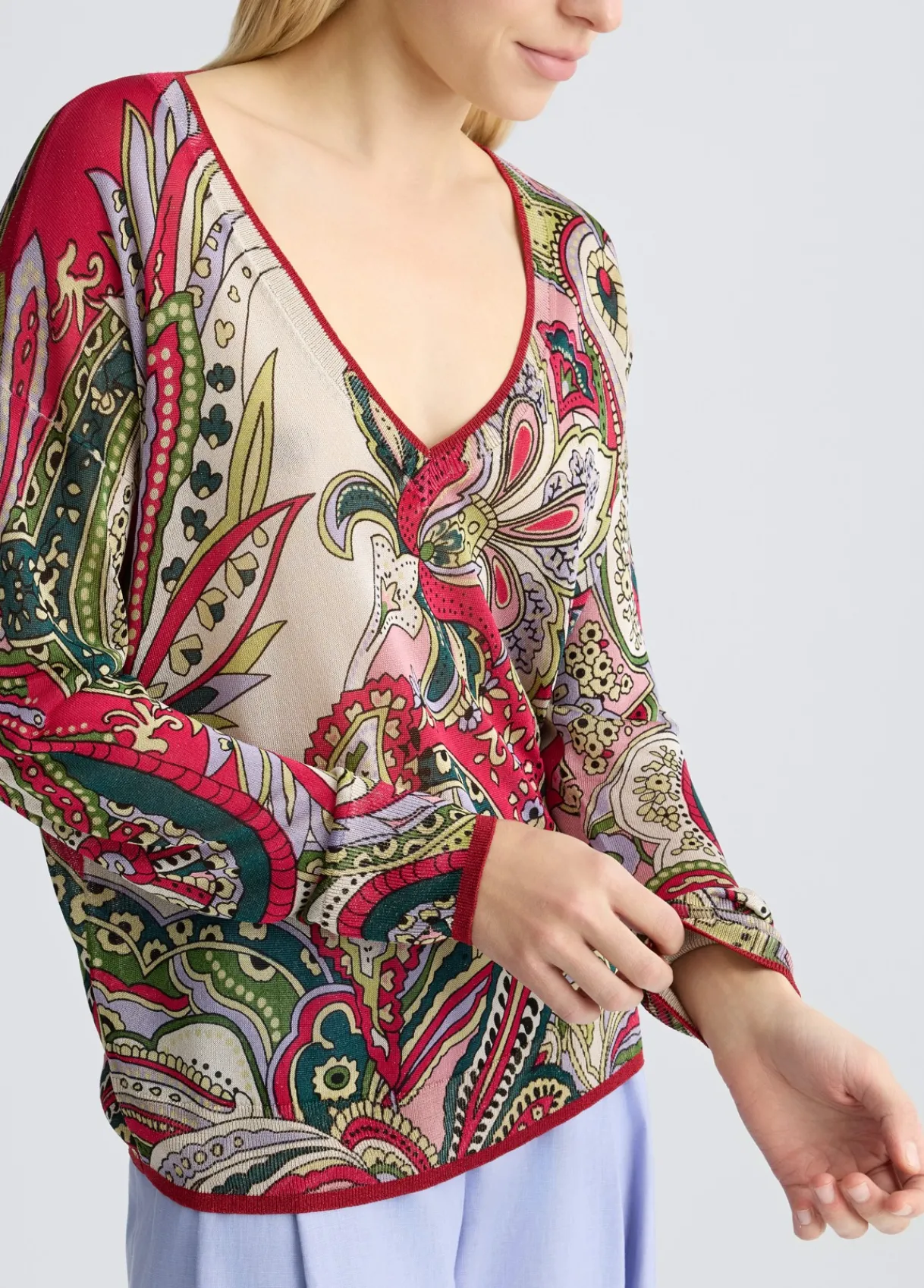 Liu Jo Pull avec imprimé foulard|Femme Mailles