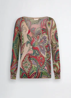 Liu Jo Pull avec imprimé foulard|Femme Mailles