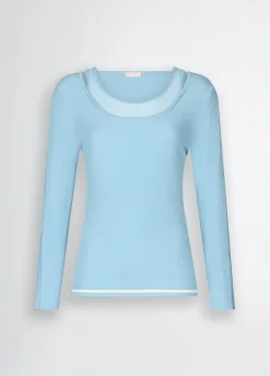 Liu Jo Pull avec insertions en tulle.|Femme Vêtements De Sport|Mailles
