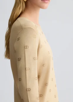 Liu Jo Pull avec logo et strass|Femme Mailles