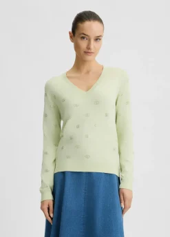 Liu Jo Pull avec logo et strass|Femme Mailles