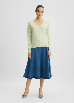 Liu Jo Pull avec logo et strass|Femme Mailles