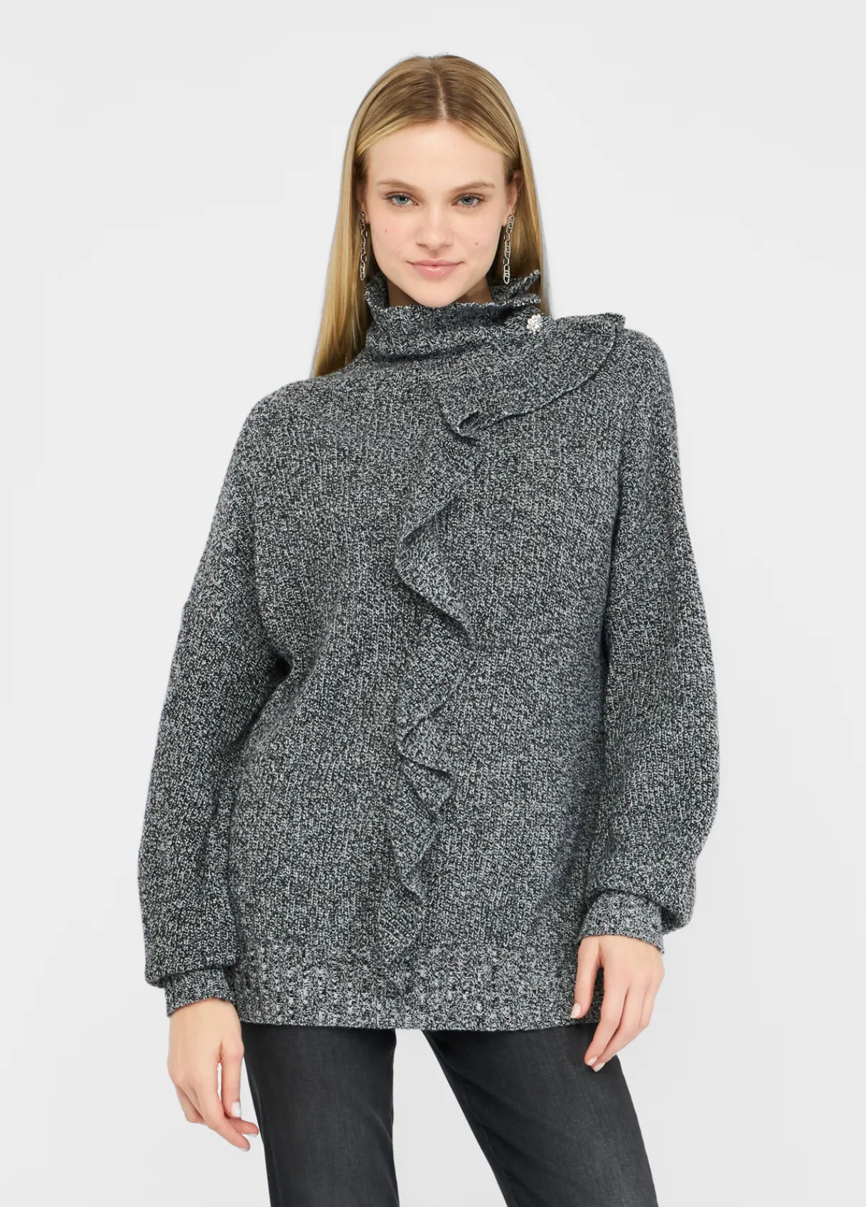 Liu Jo Pull avec maxi volants|Femme Mailles