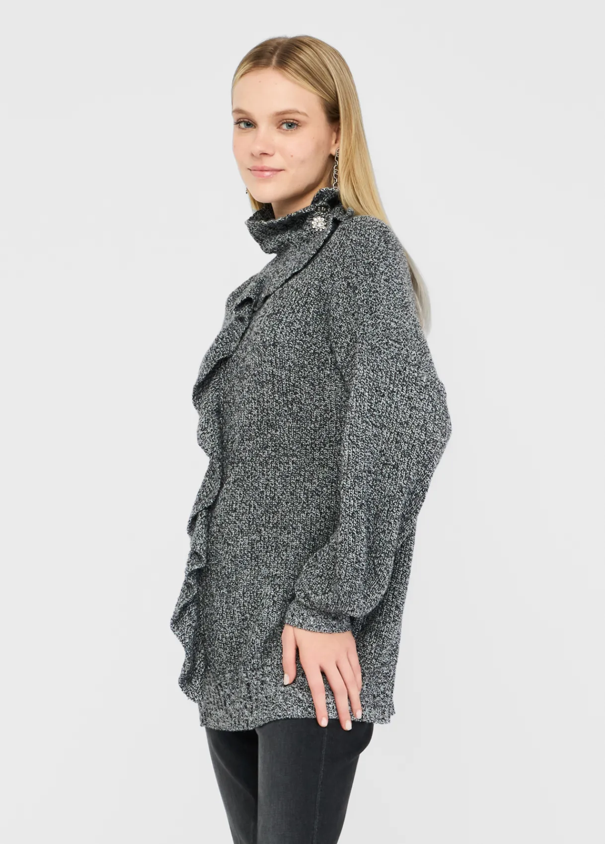 Liu Jo Pull avec maxi volants|Femme Mailles