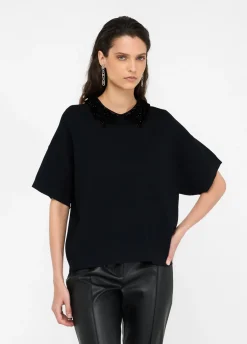 Liu Jo Pull avec paillettes|Femme Mailles