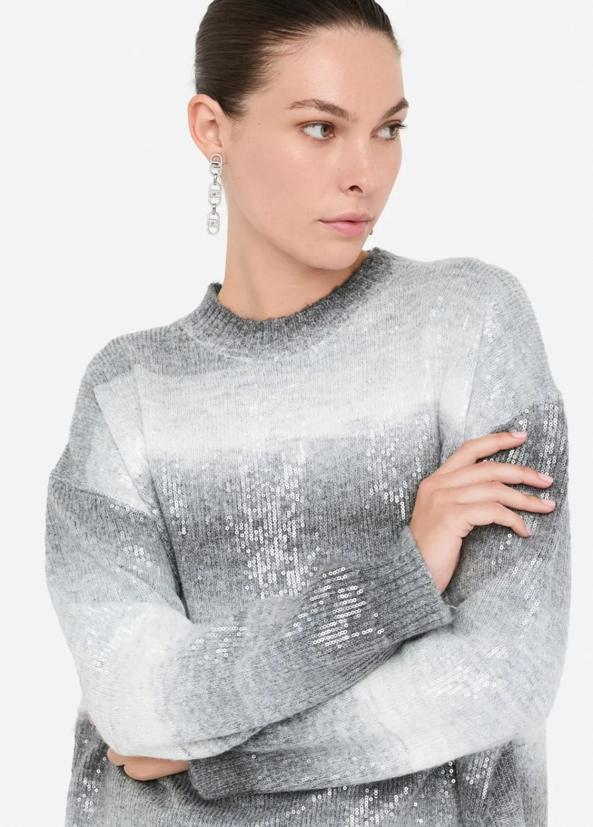 Liu Jo Pull avec paillettes|Femme Mailles