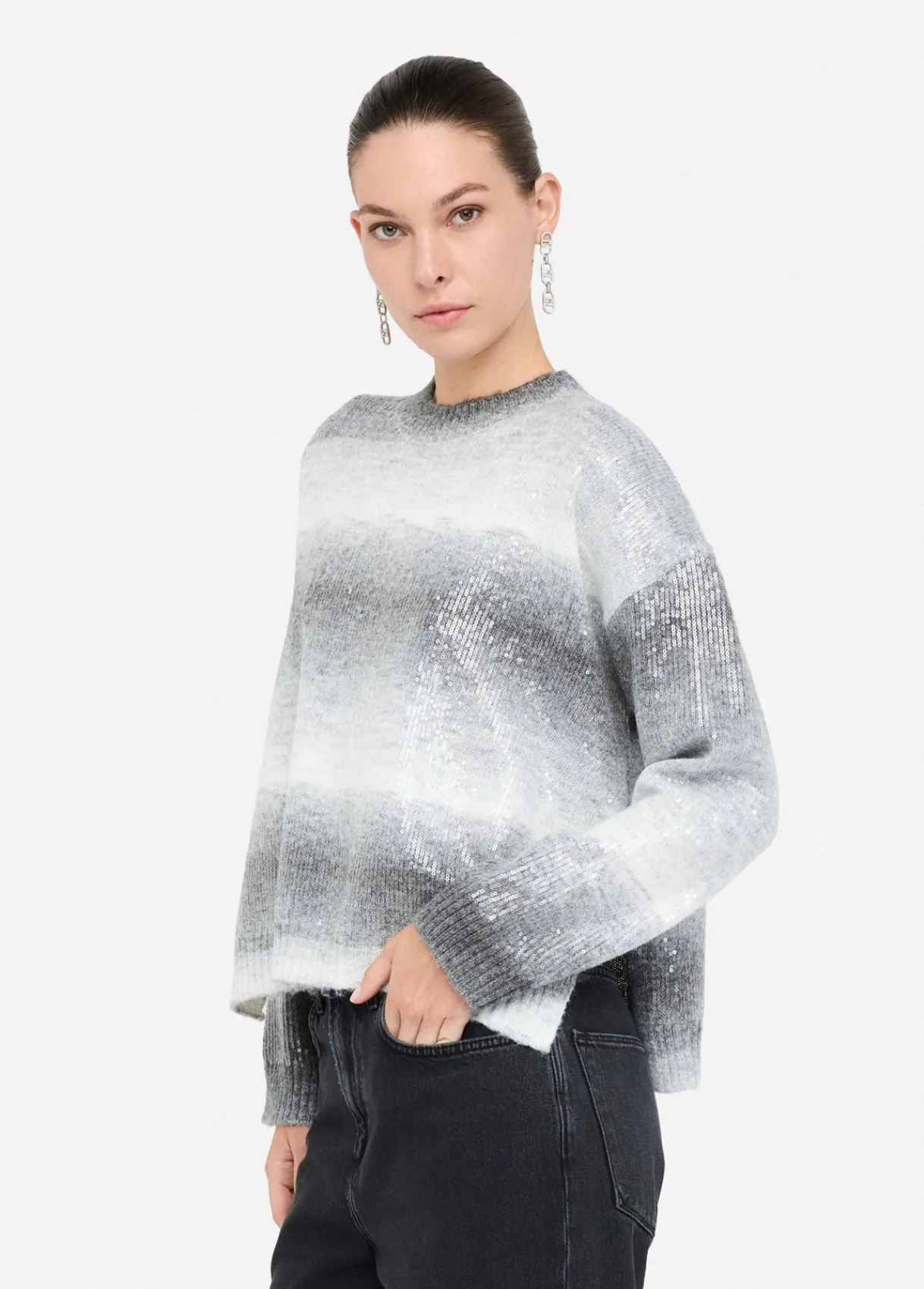 Liu Jo Pull avec paillettes|Femme Mailles