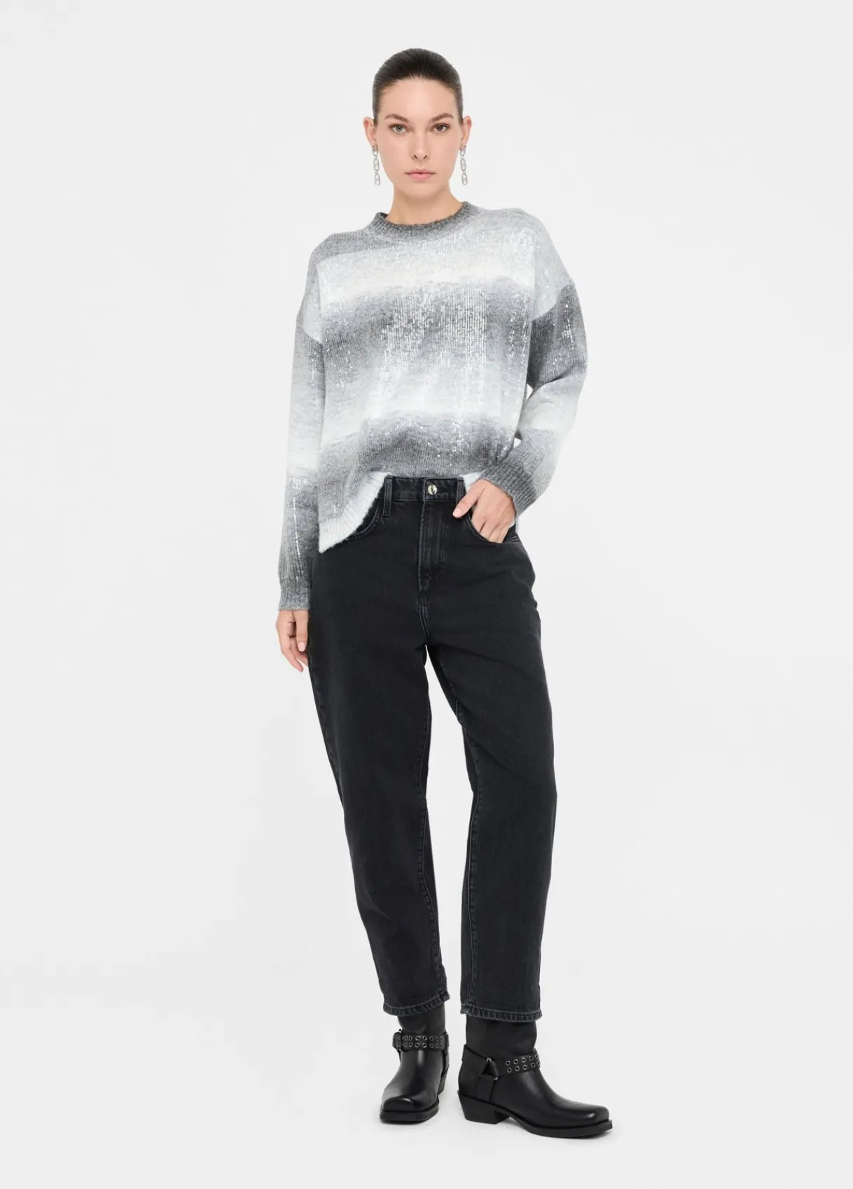 Liu Jo Pull avec paillettes|Femme Mailles