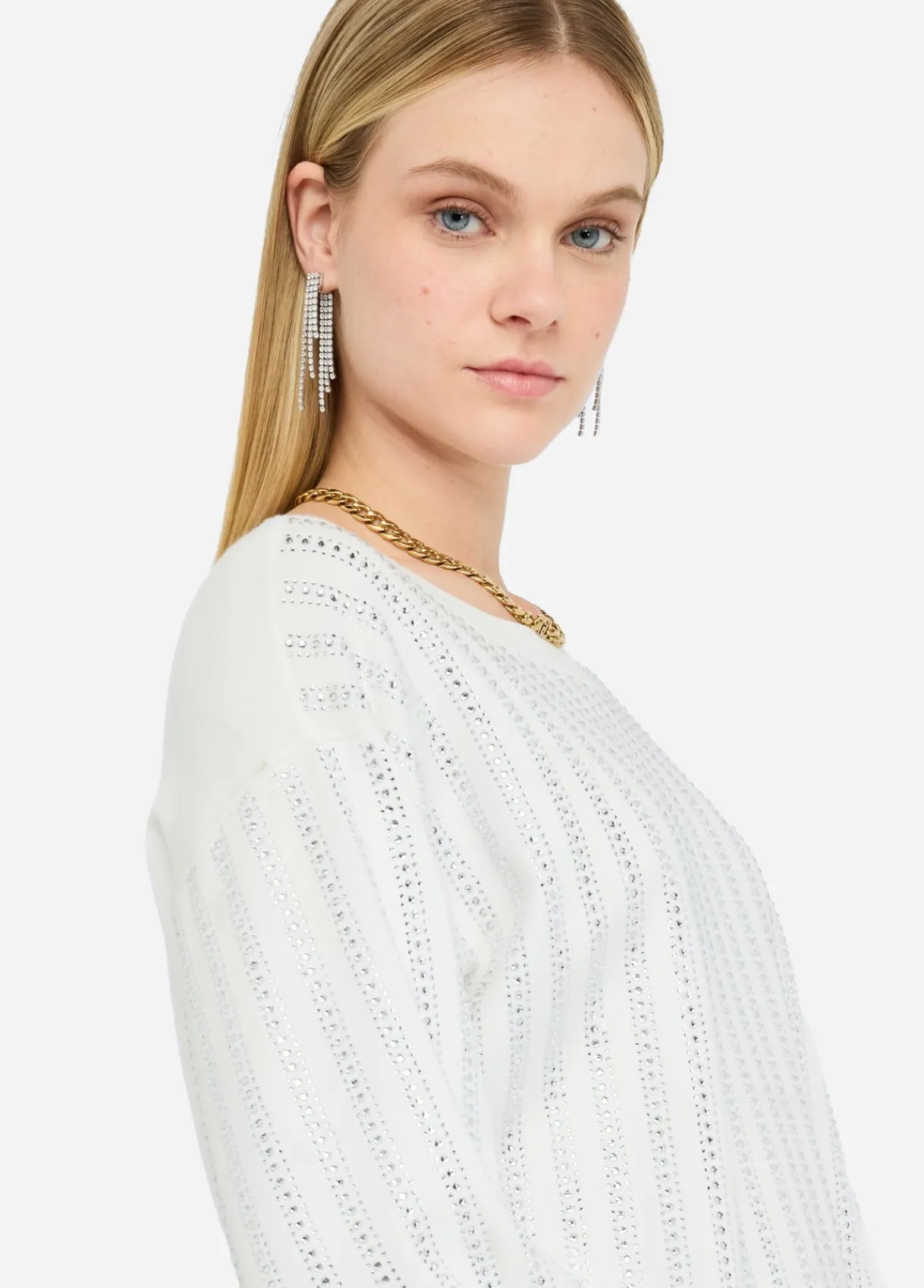Liu Jo Pull avec strass|Femme Mailles