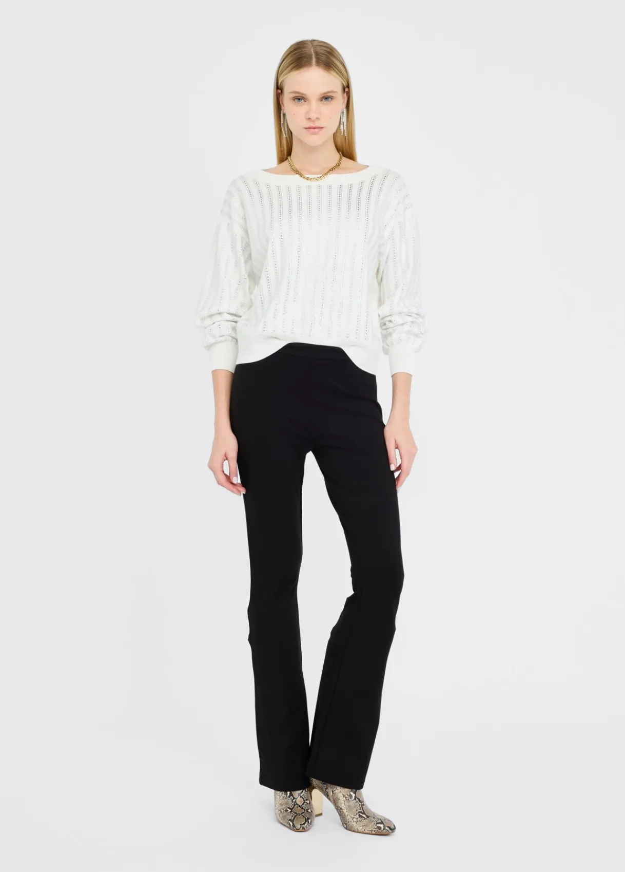 Liu Jo Pull avec strass|Femme Mailles