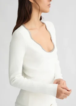 Liu Jo Pull avec strass|Femme Mailles