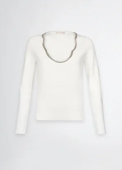 Liu Jo Pull avec strass|Femme Mailles