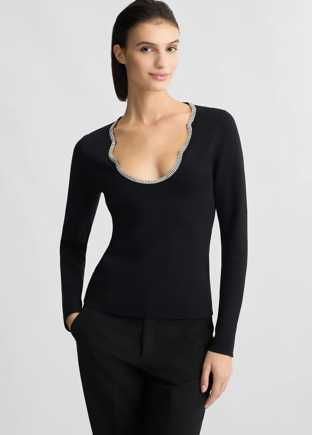 Liu Jo Pull avec strass|Femme Mailles